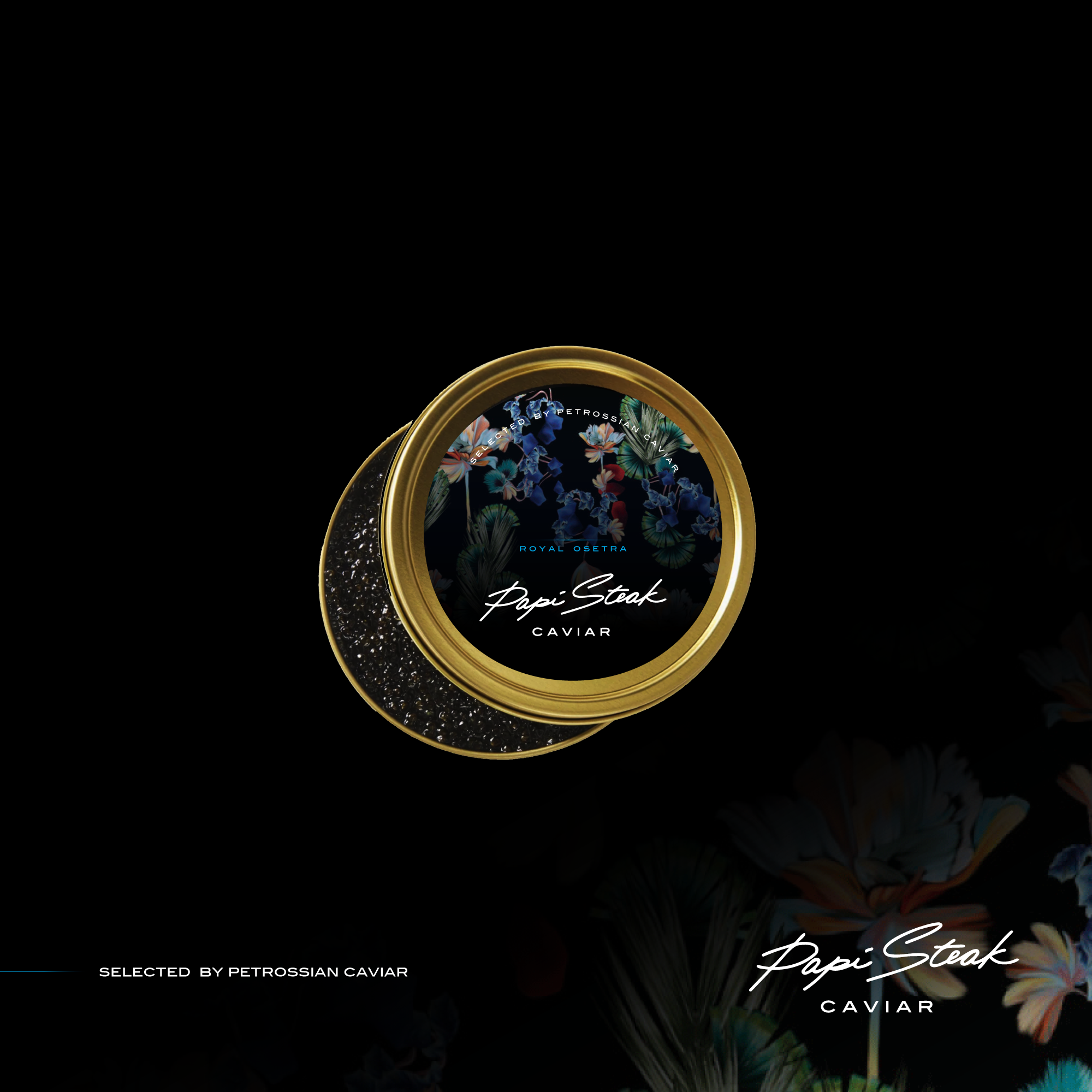 Caviar label branding caviar design gradient illustration label logo logo design logodesign logodesigner modern packaging technology ui