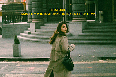35mm Film Photoshop Actions branding camera roll design graphic design vintage presets