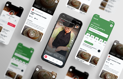 Social Network Share Recipes | Receitah by Anna animation motion graphics ui