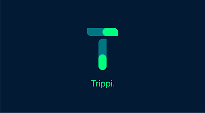 Trippi. aesthetic branding concept design logo ui ux website