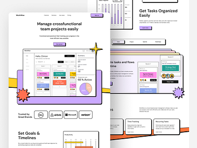 Workwise design figma illustration productdesign ui ux website