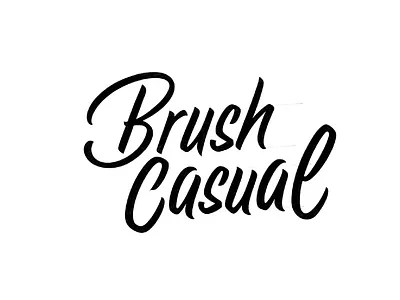 Brush Casual Lettering Sketches advertising branding brush brush script calligraphy design editorial graphic design hand lettering ken barber lettering letters logo logotype script type typography wordmark