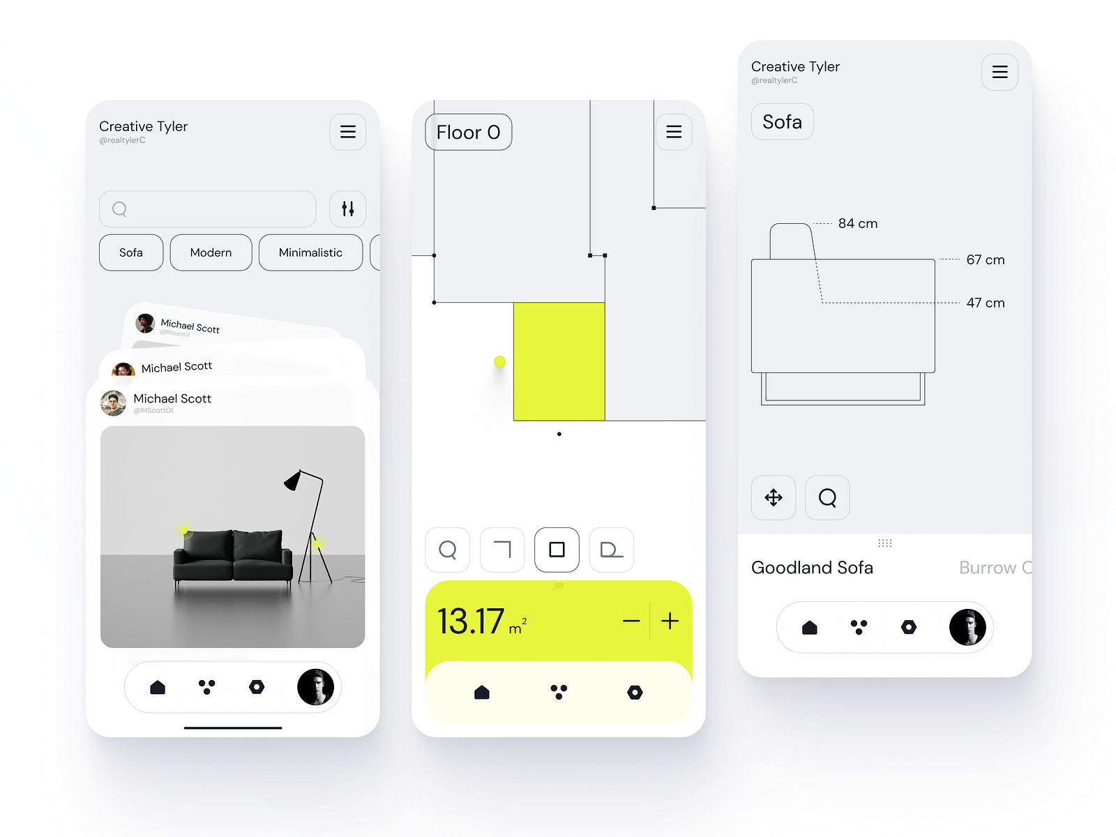 Ai Home Planner Mobile App by Andrew C on Dribbble