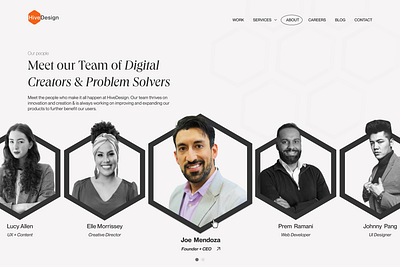 Team members page design team members team members page team page ui ui design web design