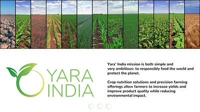 Branding - Yara India brand design brand identity branding corporate identity graphic design identity design logo vector visual design visual identity