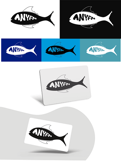 Logotipo de Authentic New York Fish Market branding design graphic design illustration logo vector