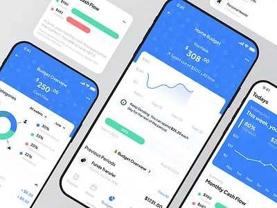 Digital Wallet Mobile App app banking banking app digital wallet finance financial app fintech fintech app investment mobile mobile app money money tracker personal finance saving transaction transfer ui ux wallet