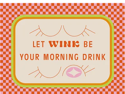 Wink Coffee - brand design branding design graphic design logo