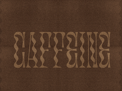 C is for...Caffeine animation caffeine coffee concept illustration psychedelic typography