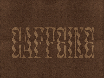 C is for...Caffeine animation caffeine coffee concept illustration psychedelic typography