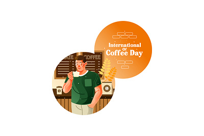 Happy International Coffee Day for Coffee Lover arabica