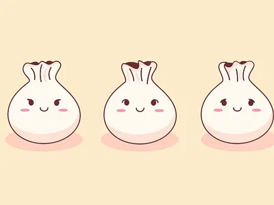 Cute Wonton Character Animation animation charac character character illustration cute flat illustration motion graphics