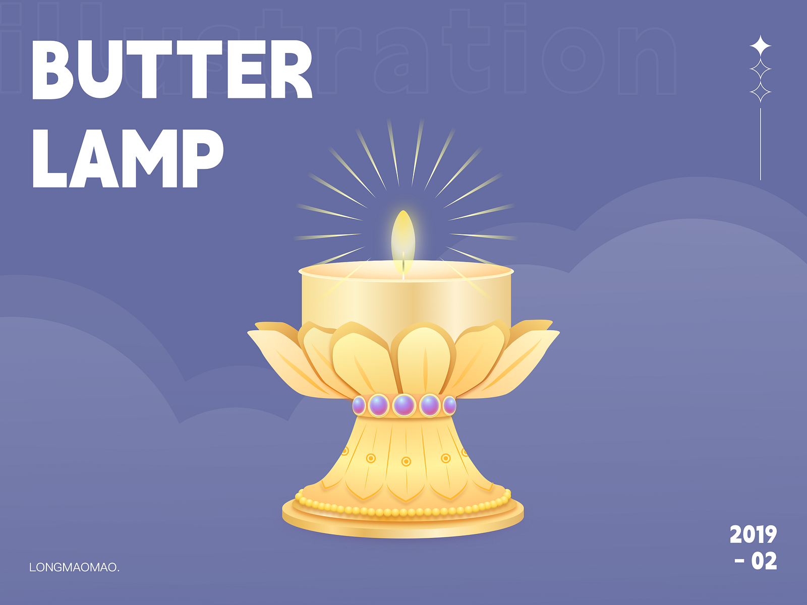 Butter Lamp by 龙猫猫 on Dribbble