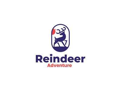 Reindeer Adventure Available in Logoground adventure brand branding design graphic design illustration logo motion graphics reindeer ui ux vector