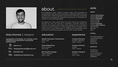 About Me branding design graphic design logo vector web design web development website design website development