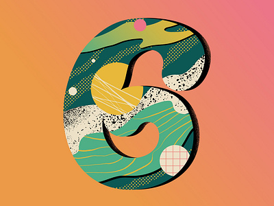 '6' for 36 Days of Type 36daysoftype challenge