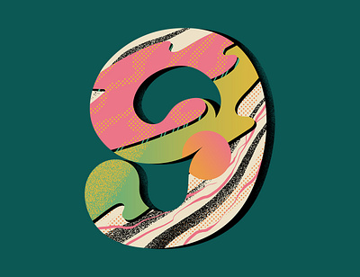 '9' for 36 Days of Type 36daysoftype challenge