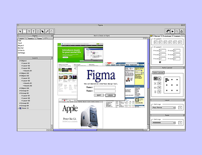 Back to Classic Figma classic compornents design mac ui