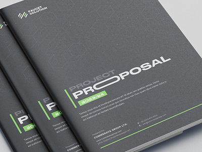 Project Proposal annual report brand manual branding design graphic design proposal proposal template