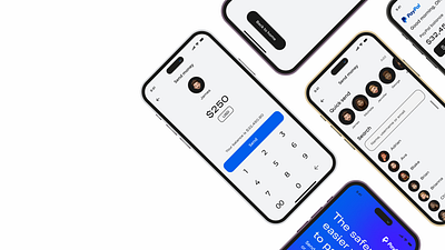 Paypal redesign concept (finance app) app design figma illustrator mobile design photoshop ui ux web design