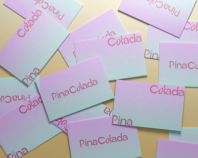 Pina Colada Business cards branding graphic design logo