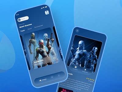 Game App Store For Mobile app design connection mobile app