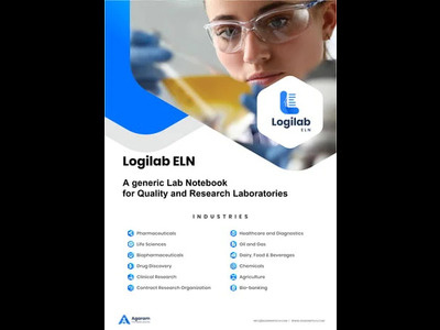 Logilab ELN notebook Solution branding design laboratory logo