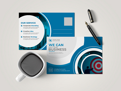 Postcard Design branding graphic design logo motion graphics