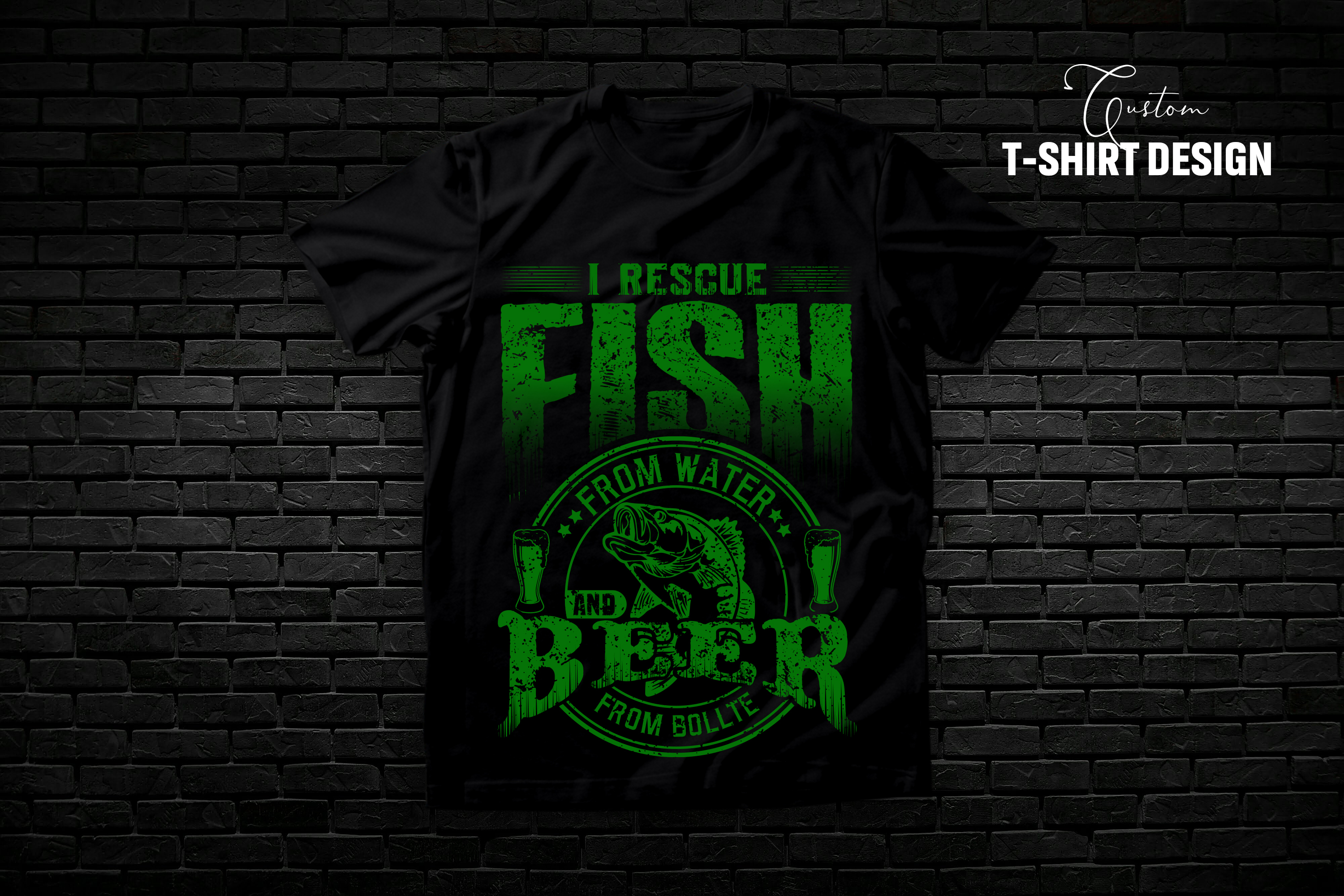 Hunting Fish T-shirt Design by BRISTI AKTER on Dribbble