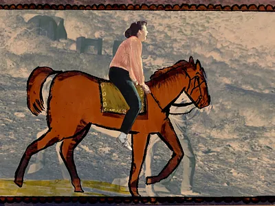 Kannaland animation artwork character gif horse procreate walk cycle