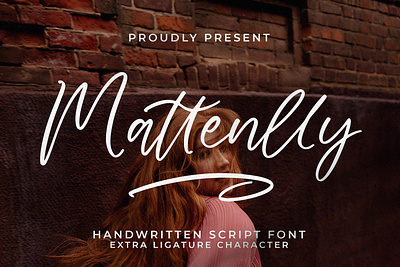 Mattenlly - Handwritten Script Font graphic