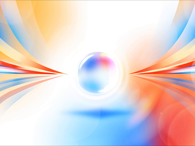 Behind the light | Wonderbloom 2d animation abstract abstract animation animation ball bright bright colors circle color color circle geometry illustration light light tunnel motion animation motion design motion graphics shapes tunnel wave
