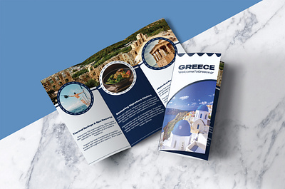 Welcome To Greece | Travel brochure Design graphic design greece travel