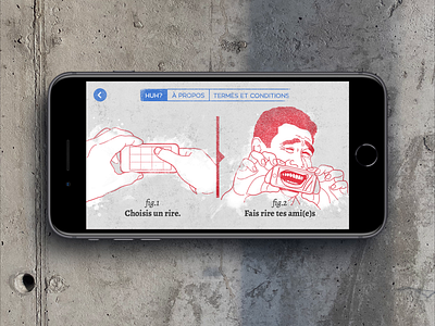 Rires du Monde — Mobile App app art direction mobile ui ux