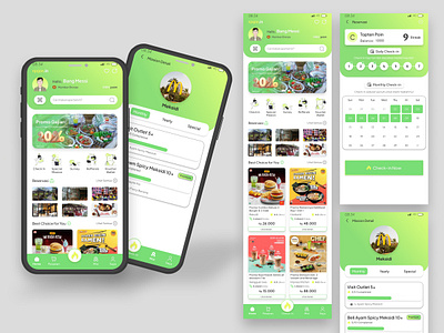 Meal Promo Mobile Application app branding design food food app food ui graphic design illustration logo meal app mobile app promo app typography ui ux vector