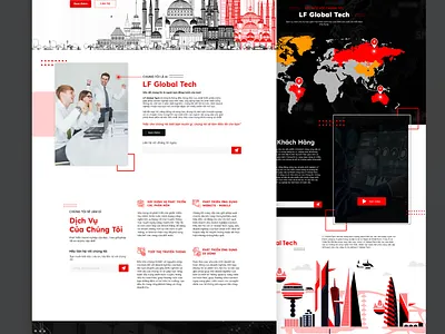 Transcend Website Design: business landing web page, site design design ui ux website