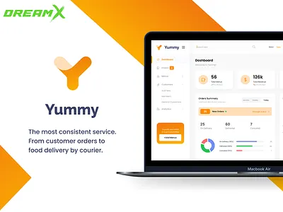 Yummy [Foodtech] app crm crm system dashboard design dreamx figma food app foodtech illustration interface prototype startup ui ui design ux ux design web app web design wireframe