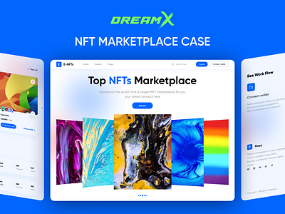 NFT Marketplace [Crypto] app crypto crypto app dashboard design dreamx finance fintech illustration interface nft nft app tockens ui ui design ux ux design web web app web design