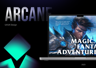 Arcane Tx 3d ai animation design figma gamedesign graphic design ui uiux