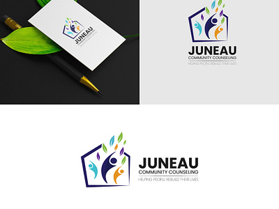 JUNEAU Logo Design (Unused Concept) branding community community con communityconsultant consultant consultant logo design graphic design graphicsdesign home logo illustration logo logo design logodesign social