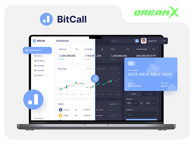 BitCall [CRM System] app crm crm system crypto crypto app dashboard design dreamx finance finance app fintech illustration interface prototype ui ui design ux ux design web app wireframes