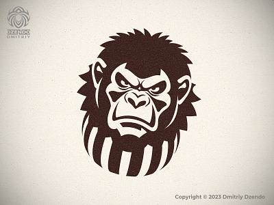 Angry Gorilla Toy Logo angry branding buy logo gorilla joke logo logo designer logotype monkey toy