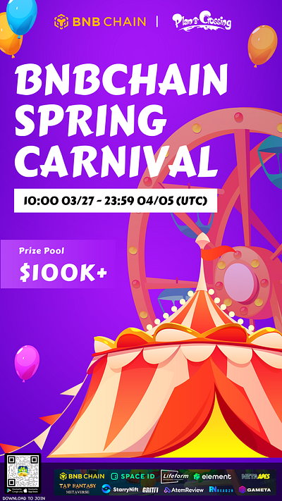 Carnival theme operation poster app design graphic，art illustration