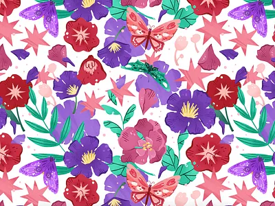 Flower Pattern flora flower illustration