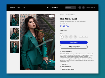 E-Commerce Shop Single Item dailyui design e commerce ui e commerce website fashion brand ui fashion website page homepage design product page ui shop page ui shopping page ui ui ui portfolio uiux uiux design uiux design portfolio