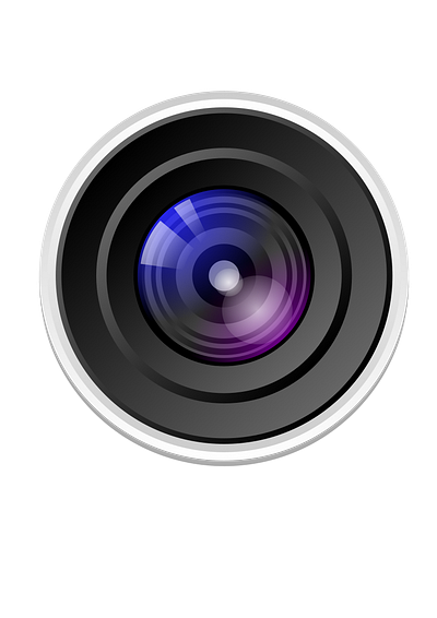 Camera lens app branding design graphic design logo vector