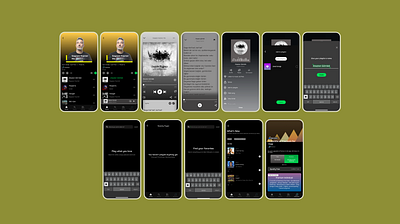 Musicland App made inspired by Spotify 🎹🎵🪄 design designer feedback mobile design music music app product ui ux ux ui