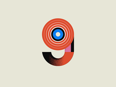 Nine - 36 days of type 36 days 36 days 9 36 days of type animation art direction artwork branding design graphic design illustration motion motion design motion graphics nine product stay positive type typography ui vector