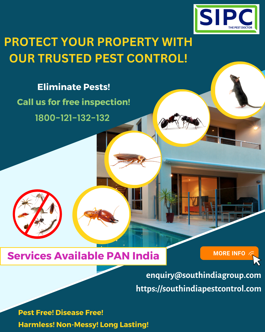 Best Pest Control Hyderabad by SIPC on Dribbble