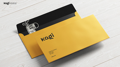 Kagi Branding - Envelope brand branding business design envelopes identity illustration logo stationery